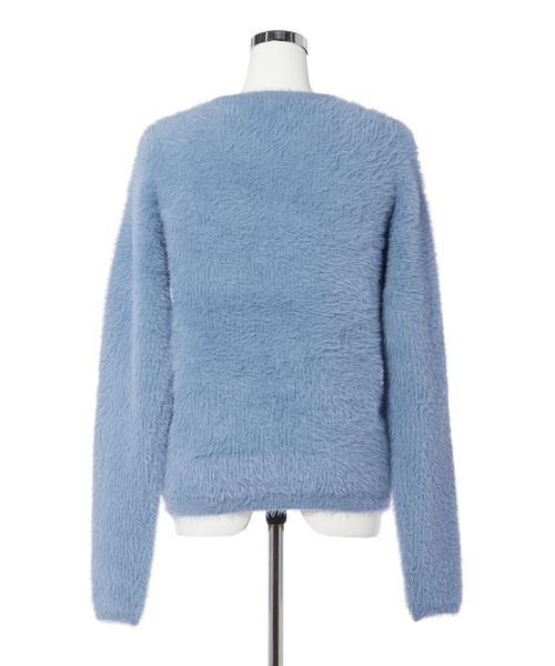 INED CLARO（イネドクラロ）の「《INED CLARO》シャギープルオーバー（ニット/セーター・レディース・グレー/ブルー/アイボリー・フリー）」の17枚目の写真