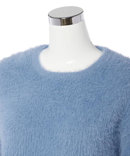 INED CLARO（イネドクラロ）の「《INED CLARO》シャギープルオーバー（ニット/セーター・レディース・グレー/ブルー/アイボリー・フリー）」の15枚目の写真