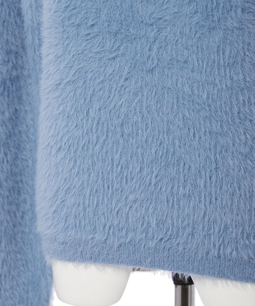 INED CLARO（イネドクラロ）の「《INED CLARO》シャギープルオーバー（ニット/セーター・レディース・グレー/ブルー/アイボリー・フリー）」の13枚目の写真