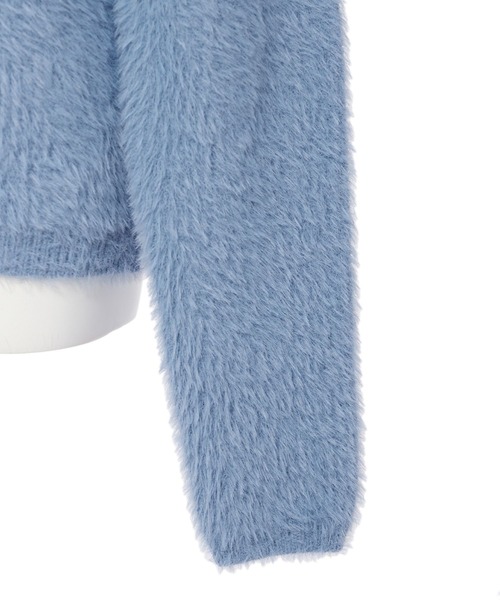 INED CLARO（イネドクラロ）の「《INED CLARO》シャギープルオーバー（ニット/セーター・レディース・グレー/ブルー/アイボリー・フリー）」の9枚目の写真