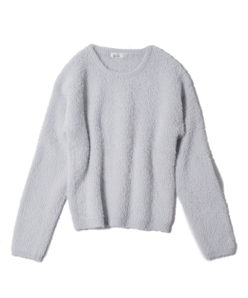 INED CLARO（イネドクラロ）の「《INED CLARO》シャギープルオーバー（ニット/セーター・レディース・グレー/ブルー/アイボリー・フリー）」の16枚目の写真