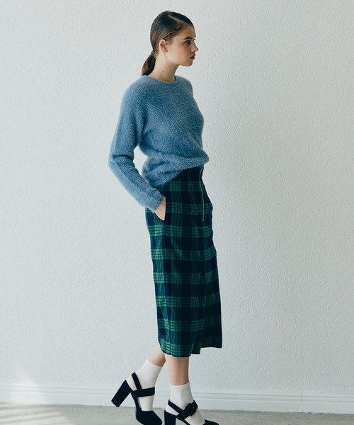 INED CLARO（イネドクラロ）の「《INED CLARO》シャギープルオーバー（ニット/セーター・レディース・グレー/ブルー/アイボリー・フリー）」の18枚目の写真