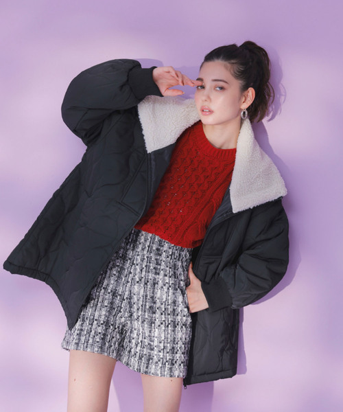 【新色追加】【WEB限定】ボリュームたっぷり。ケーブルミドルゲージニットプルオーバー