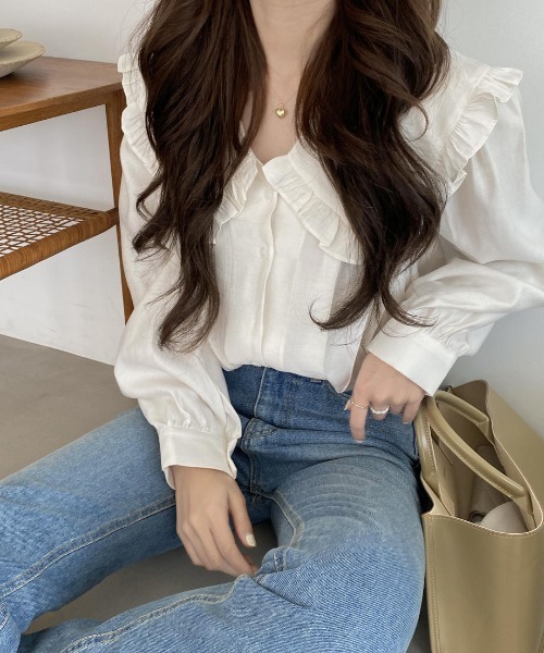 mood for a day（ムードフォーアデイ）の「washing boots cut denim / ウォッシングブーツカットデニム（デニムパンツ・レディース・ケミカルウォッシュ・SMALL/MEDIUM）」の7枚目の写真