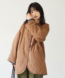 CRAFT STANDARD BOUTIQUE | 【CASHPAD】ノーカラー中綿キルトブルゾン　＊◇(ノーカラージャケット)