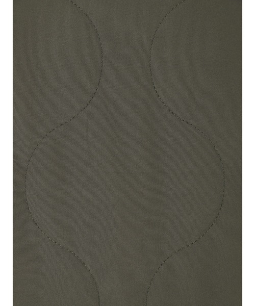 CRAFT STANDARD BOUTIQUE(クラフトスタンダードブティック)の「【CASHPAD】ノーカラー中綿キルトブルゾン *◇(ノーカラージャケット・レディース・ブラック/カーキ/ブラウン・FREE)」の8枚目の写真