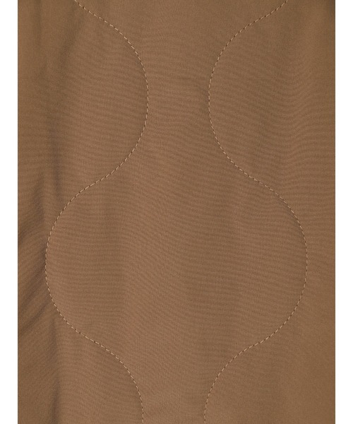 CRAFT STANDARD BOUTIQUE(クラフトスタンダードブティック)の「【CASHPAD】ノーカラー中綿キルトブルゾン *◇(ノーカラージャケット・レディース・ブラック/カーキ/ブラウン・FREE)」の10枚目の写真