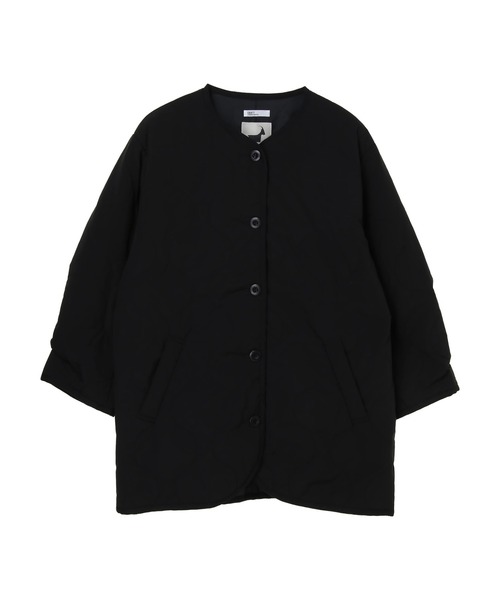 CRAFT STANDARD BOUTIQUE(クラフトスタンダードブティック)の「【CASHPAD】ノーカラー中綿キルトブルゾン *◇(ノーカラージャケット・レディース・ブラック/カーキ/ブラウン・FREE)」の12枚目の写真