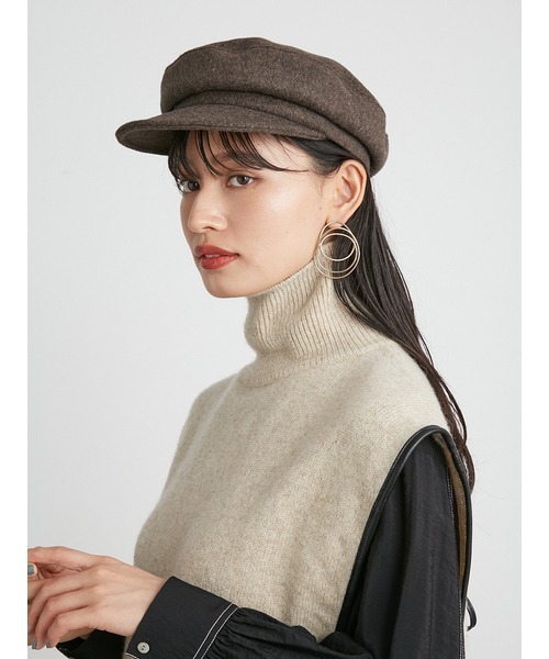 LILY BROWN（リリーブラウン）の「フェルトキャスケット（キャスケット・レディース・ブラック/ボルドー/ブラウン・FREE）」の10枚目の写真