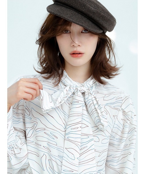 LILY BROWN（リリーブラウン）の「フェルトキャスケット（キャスケット・レディース・ブラック/ボルドー/ブラウン・FREE）」の11枚目の写真