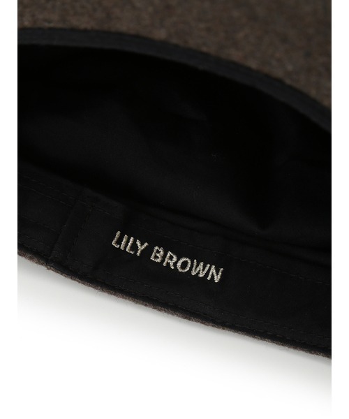 LILY BROWN（リリーブラウン）の「フェルトキャスケット（キャスケット・レディース・ブラック/ボルドー/ブラウン・FREE）」の16枚目の写真
