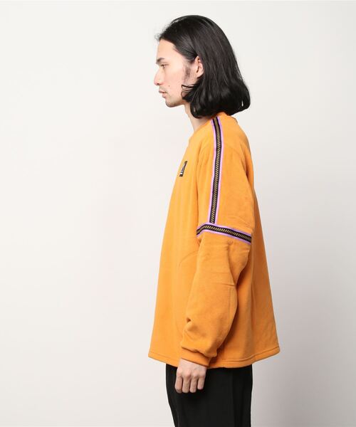NEW BALANCE(ニューバランス)の「NB AT フリースクルー(スウェット・メンズ・ブラック/オレンジ系・LARGE/X-LARGE/MEDIUM/XX-LARGE/SMALL)」の11枚目の写真