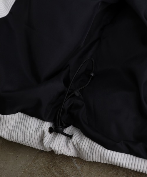 JUNRED(ジュンレッド)の「コーデュロイファイバールーズダウンジャケット(ダウンジャケット/コート・メンズ・オフホワイト/ブラック/ベージュ・S/M/L)」の19枚目の写真