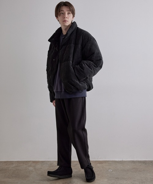 JUNRED(ジュンレッド)の「コーデュロイファイバールーズダウンジャケット(ダウンジャケット/コート・メンズ・オフホワイト/ブラック/ベージュ・S/M/L)」の21枚目の写真