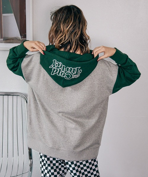 PBLIM（ページボーイリム）の「【PAGEBOYLIM】ハイショクフードロゴ（パーカー・レディース・ブラック系その他/グレー系その他・MEDIUM/LARGE）」の7枚目の写真