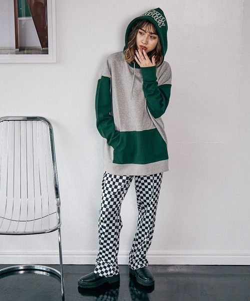 PBLIM（ページボーイリム）の「【PAGEBOYLIM】ハイショクフードロゴ（パーカー・レディース・ブラック系その他/グレー系その他・MEDIUM/LARGE）」の8枚目の写真