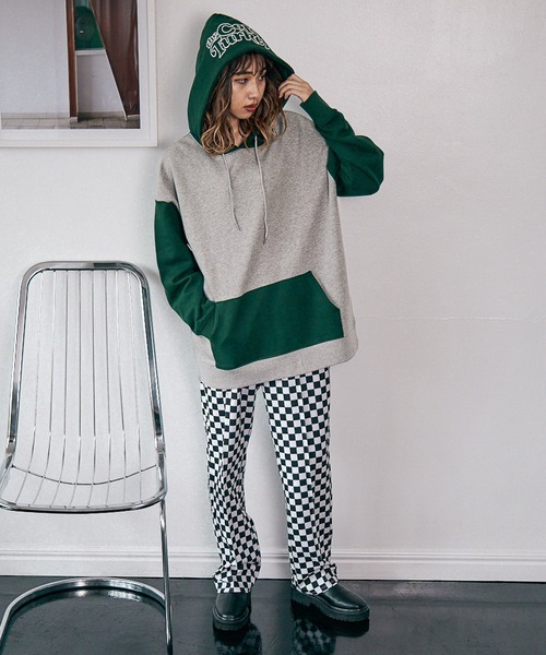 PBLIM（ページボーイリム）の「【PAGEBOYLIM】ハイショクフードロゴ（パーカー・レディース・ブラック系その他/グレー系その他・MEDIUM/LARGE）」の9枚目の写真