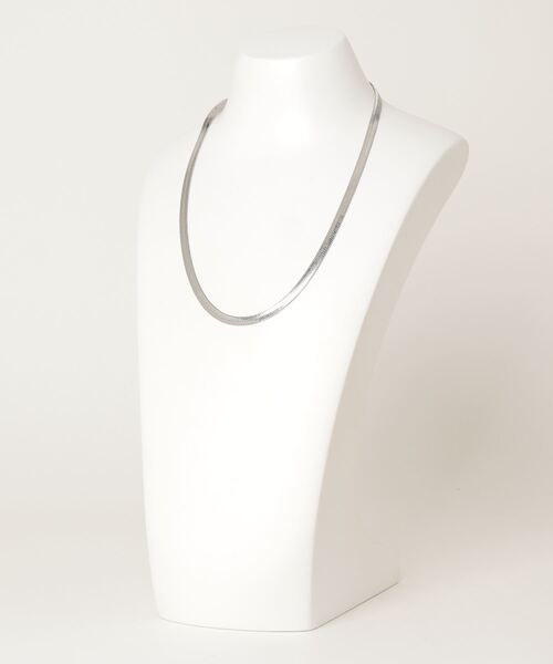muku（ムク）の「金属アレルギー対応 5ｍｍスネークネックレス / サージカルステンレス（ネックレス・レディース・ゴールド/シルバー・45cm）」の10枚目の写真