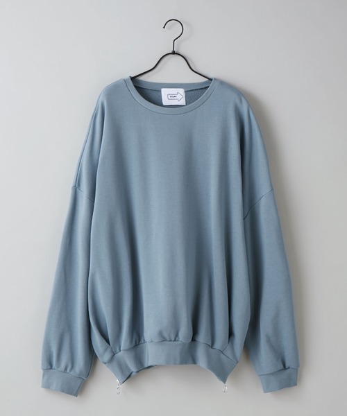 anown(アノン)の「サイドリングジップビッグバルーンスウェット【KEI×anown 限定コラボ】(スウェット・メンズ・オフホワイト/グレイッシュブルー/ブラウン系/チャコールグレー/スミクロ・M/XS/S/L)」の7枚目の写真