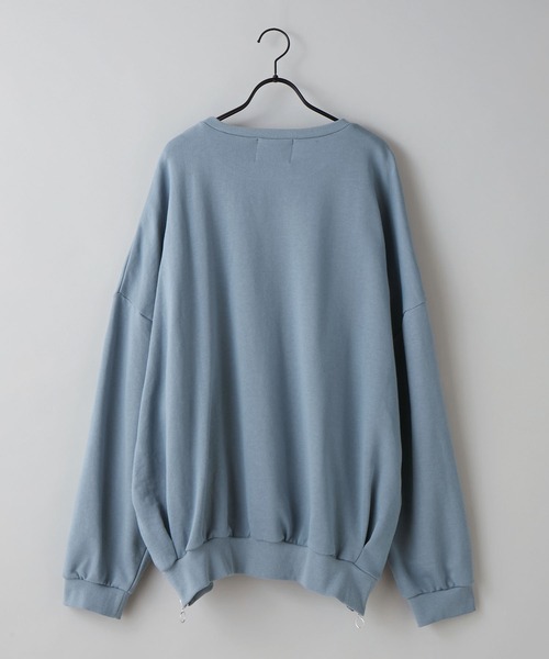 anown(アノン)の「サイドリングジップビッグバルーンスウェット【KEI×anown 限定コラボ】(スウェット・メンズ・オフホワイト/グレイッシュブルー/ブラウン系/チャコールグレー/スミクロ・M/XS/S/L)」の8枚目の写真