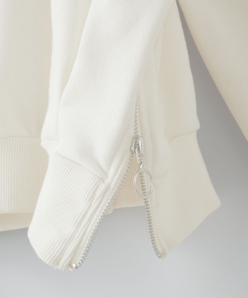 anown(アノン)の「サイドリングジップビッグバルーンスウェット【KEI×anown 限定コラボ】(スウェット・メンズ・オフホワイト/グレイッシュブルー/ブラウン系/チャコールグレー/スミクロ・M/XS/S/L)」の12枚目の写真