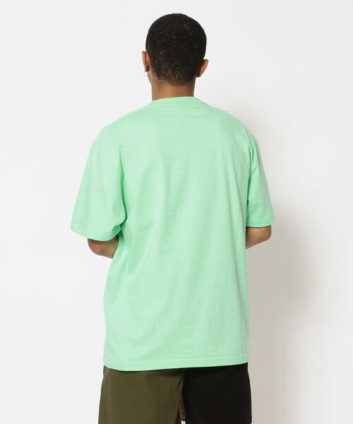 MANASTASH（マナスタッシュ）の「MANASTASH/マナスタッシュ　MOON SMILE TEE ムーンスマイルティー　7123049（Tシャツ/カットソー・メンズ・ミント/ブラック・X-LARGE/LARGE/MEDIUM）」の4枚目の写真