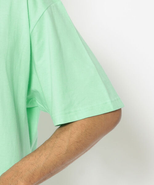 MANASTASH（マナスタッシュ）の「MANASTASH/マナスタッシュ　MOON SMILE TEE ムーンスマイルティー　7123049（Tシャツ/カットソー・メンズ・ミント/ブラック・X-LARGE/LARGE/MEDIUM）」の7枚目の写真