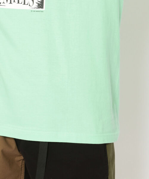 MANASTASH（マナスタッシュ）の「MANASTASH/マナスタッシュ　MOON SMILE TEE ムーンスマイルティー　7123049（Tシャツ/カットソー・メンズ・ミント/ブラック・X-LARGE/LARGE/MEDIUM）」の8枚目の写真