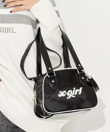 X-girl | MINI BOSTON BAG/エナメル/ミニ ボストンバッグ/ショルダーバッグ(ボストンバッグ)