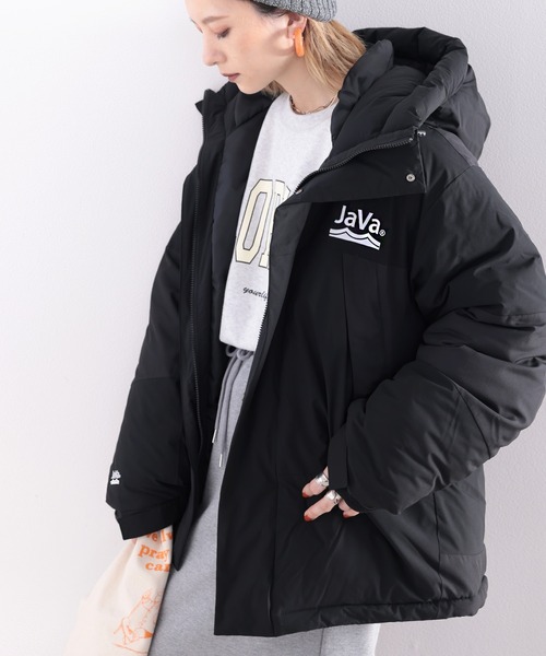 Java(ジャバ)の「《Javaジャバコラボ》極暖、異素材パネルフェイクダウンジャケット(ダウンジャケット/コート・メンズ・ブラック/ベージュ・LARGE/MEDIUM/X-LARGE)」の6枚目の写真