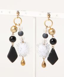 【atelier*mio】クレイ × オーナメント costume jewelry pierce