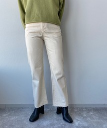 LOWRYS FARM | セルフカットストレートデニムパンツ　261922(デニムパンツ)