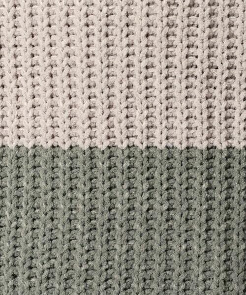 BASECONTROL(ベースコントロール)の「◆ポリエステル モールヤーン 畦編み クルーネックニット(ニット/セーター・メンズ・ライトグリーン系/サックスブルー/グレー系その他/キャメル/グレー/ライトグリーン・03/02/04)」の16枚目の写真