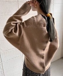 クロス2WAYニットカーディガン
