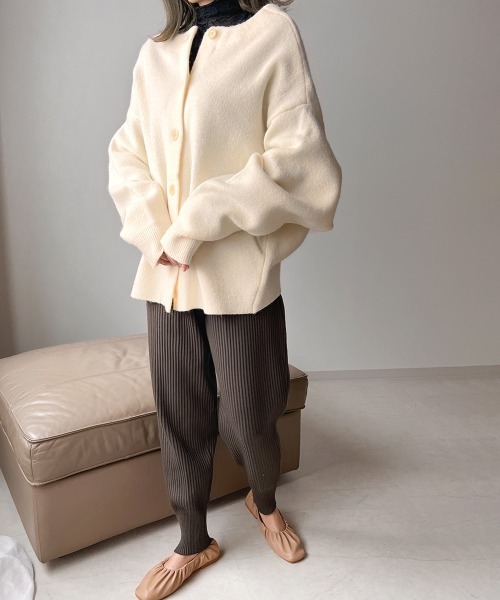 Bab（バブ）の「クロス2WAYニットカーディガン（カーディガン/ボレロ