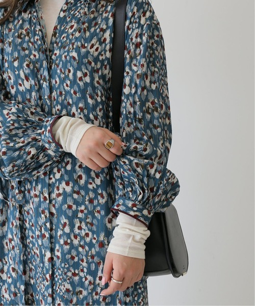 SLOBE IENA（スローブイエナ）の「ニュアンスフラワーフレアワンピース