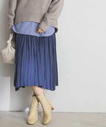 URBAN RESEARCH | ランダムヘムプリーツギャザースカート(スカート)