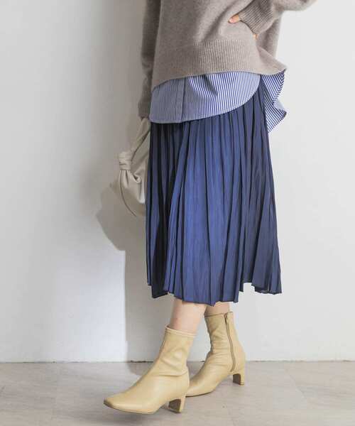 URBAN RESEARCH(アーバンリサーチ)の「ランダムヘムプリーツギャザースカート(スカート・レディース・イエロー/ブルー/ブラウン系その他/ベージュ系その他・FREE)」の20枚目の写真