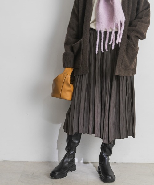 URBAN RESEARCH(アーバンリサーチ)の「ランダムヘムプリーツギャザースカート(スカート・レディース・イエロー/ブルー/ブラウン系その他/ベージュ系その他・FREE)」の10枚目の写真