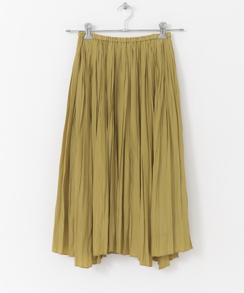 URBAN RESEARCH(アーバンリサーチ)の「ランダムヘムプリーツギャザースカート(スカート・レディース・イエロー/ブルー/ブラウン系その他/ベージュ系その他・FREE)」の8枚目の写真