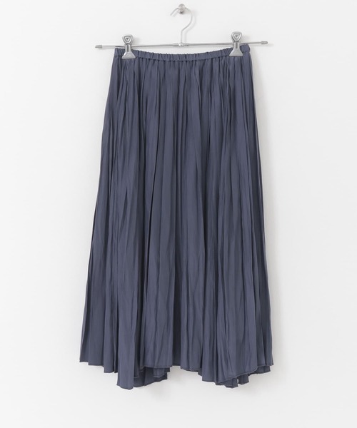 URBAN RESEARCH(アーバンリサーチ)の「ランダムヘムプリーツギャザースカート(スカート・レディース・イエロー/ブルー/ブラウン系その他/ベージュ系その他・FREE)」の7枚目の写真