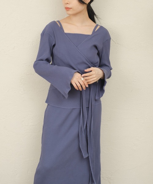 ONEME(ワンム)の「【 ONEME 】リラックスアンサンブルドレス(ワンピース・レディース・ブラック/ブラウン/ブルー/レッド系その他・FREE)」の8枚目の写真