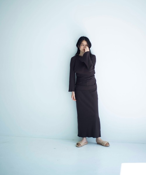 ONEME(ワンム)の「【 ONEME 】リラックスアンサンブルドレス(ワンピース・レディース・ブラック/ブラウン/ブルー/レッド系その他・FREE)」の22枚目の写真