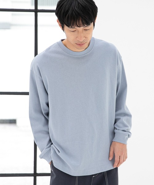 LAKOLE（ラコレ）の「16/2天竺ロングTシャツ / 262321（Tシャツ/カットソー・メンズ・ホワイト/ブラック/サックスブルー/グリーン・MEDIUM/LARGE）」の4枚目の写真