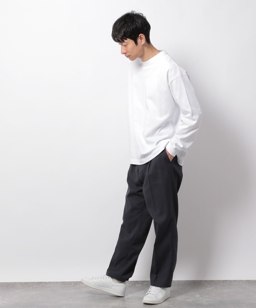 LAKOLE（ラコレ）の「16/2天竺ロングTシャツ / 262321（Tシャツ/カットソー・メンズ・ホワイト/ブラック/サックスブルー/グリーン・MEDIUM/LARGE）」の6枚目の写真