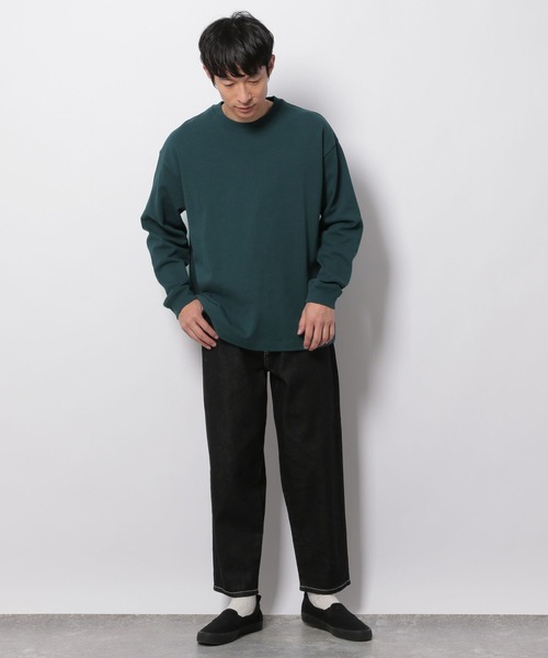 LAKOLE（ラコレ）の「16/2天竺ロングTシャツ / 262321（Tシャツ/カットソー・メンズ・ホワイト/ブラック/サックスブルー/グリーン・MEDIUM/LARGE）」の11枚目の写真