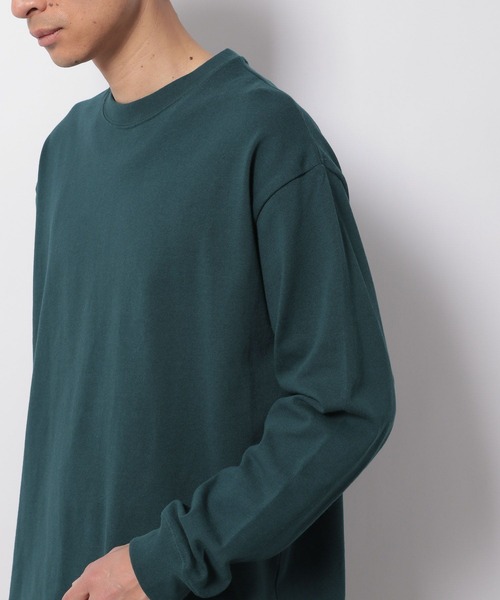 LAKOLE（ラコレ）の「16/2天竺ロングTシャツ / 262321（Tシャツ/カットソー・メンズ・ホワイト/ブラック/サックスブルー/グリーン・MEDIUM/LARGE）」の12枚目の写真