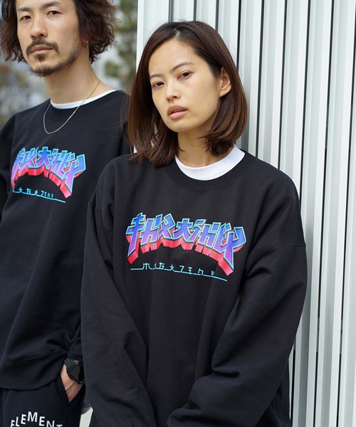 THRASHER（スラッシャー）の「GODZILLA BURST CREW SWEAT/スラッシャースウェットトレーナー（スウェット・メンズ・ブラック・MEDIUM/LARGE/X-LARGE）」の7枚目の写真