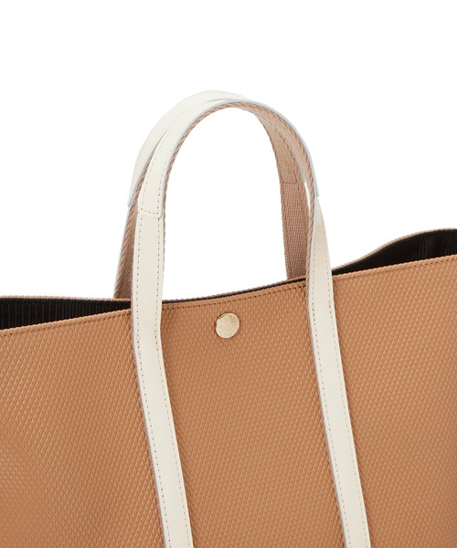 Breath TOPKAPI（ブレストプカピ）の「【WEB限定】【Breath TOPKAPI /ブレス トプカピ】RHOMBUS ランバス 船型 ミニ トートバッグ S（トートバッグ・レディース・ベージュ/グレー/クリーム/オフホワイト・FREE）」の6枚目の写真