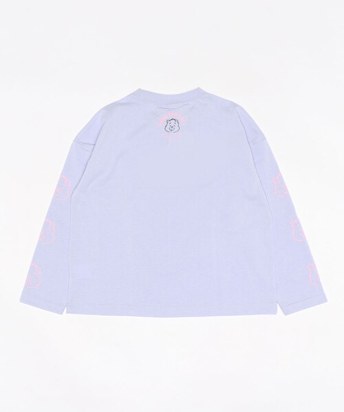 VIVIAN BLUE（ビビアンブルー）の「【VIVIAN BLUE】ケアベアプリントロングTシャツ（Tシャツ/カットソー・キッズ・ブラック/ベージュ/イエロー/ブルー・120/130/140/150）」の7枚目の写真